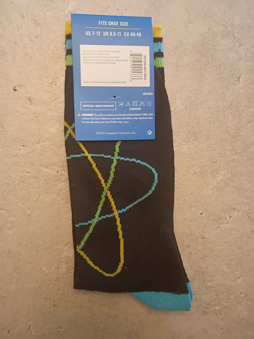 "FUTURE JEOPARDY! CHAMPION" SOCKS