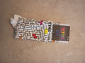 Tetris 1984 Maze Pattern Crew Socks