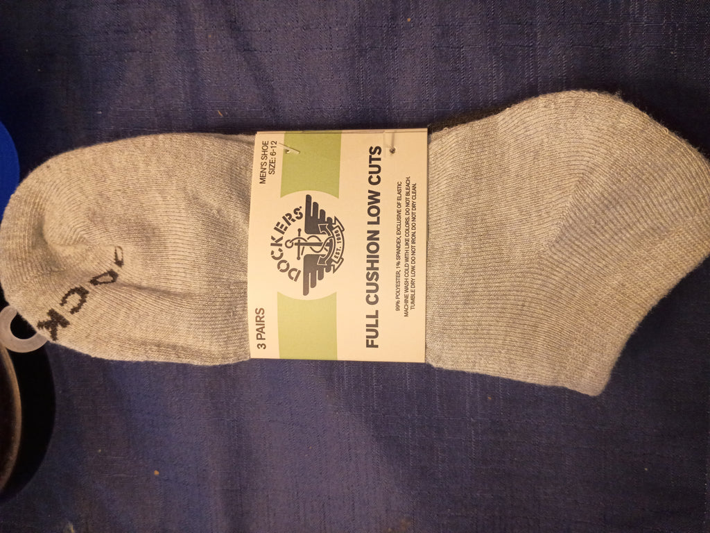 dockers full cushion low cuts men's socks