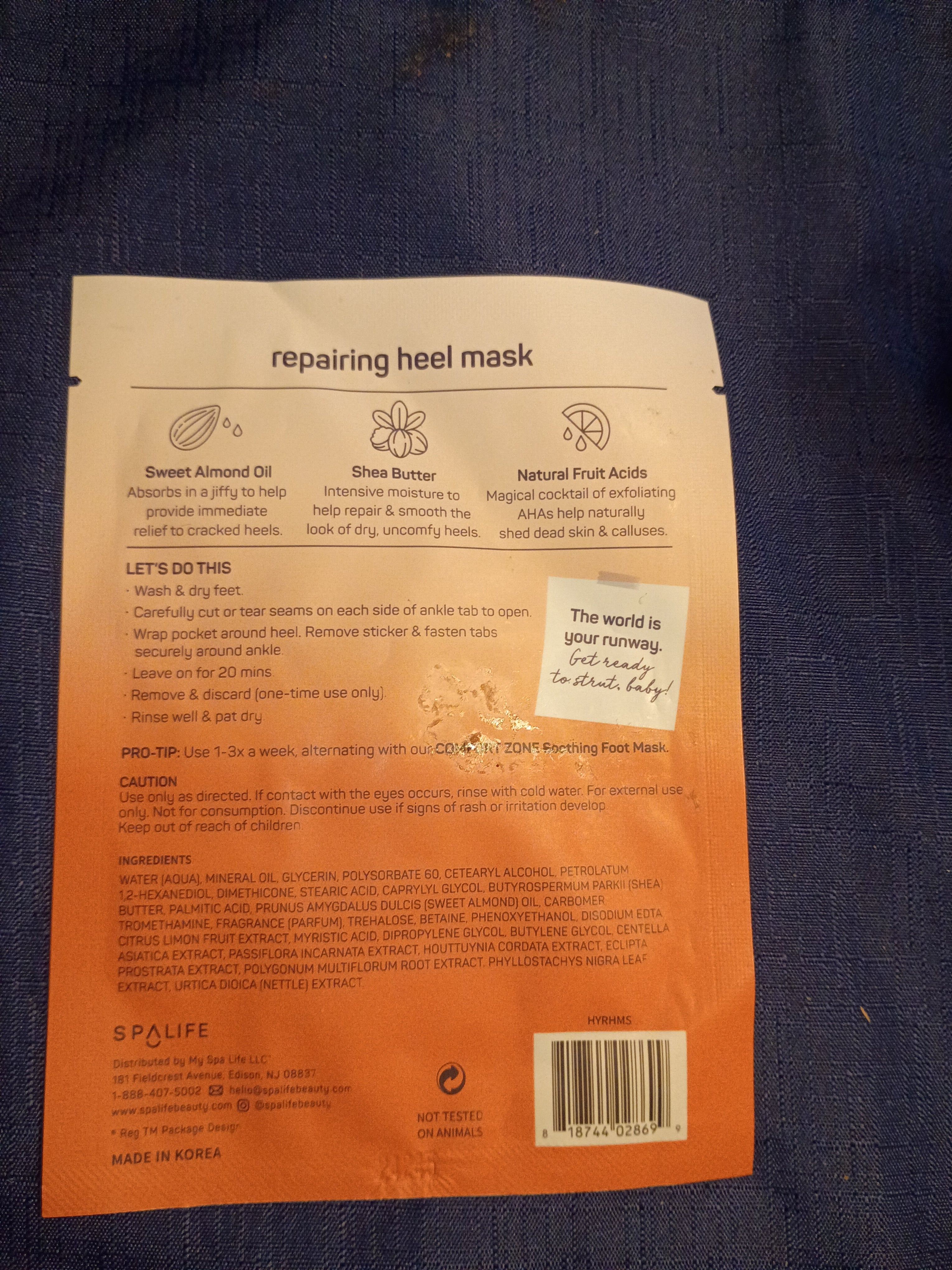 Heel Yeah repairing heel mask