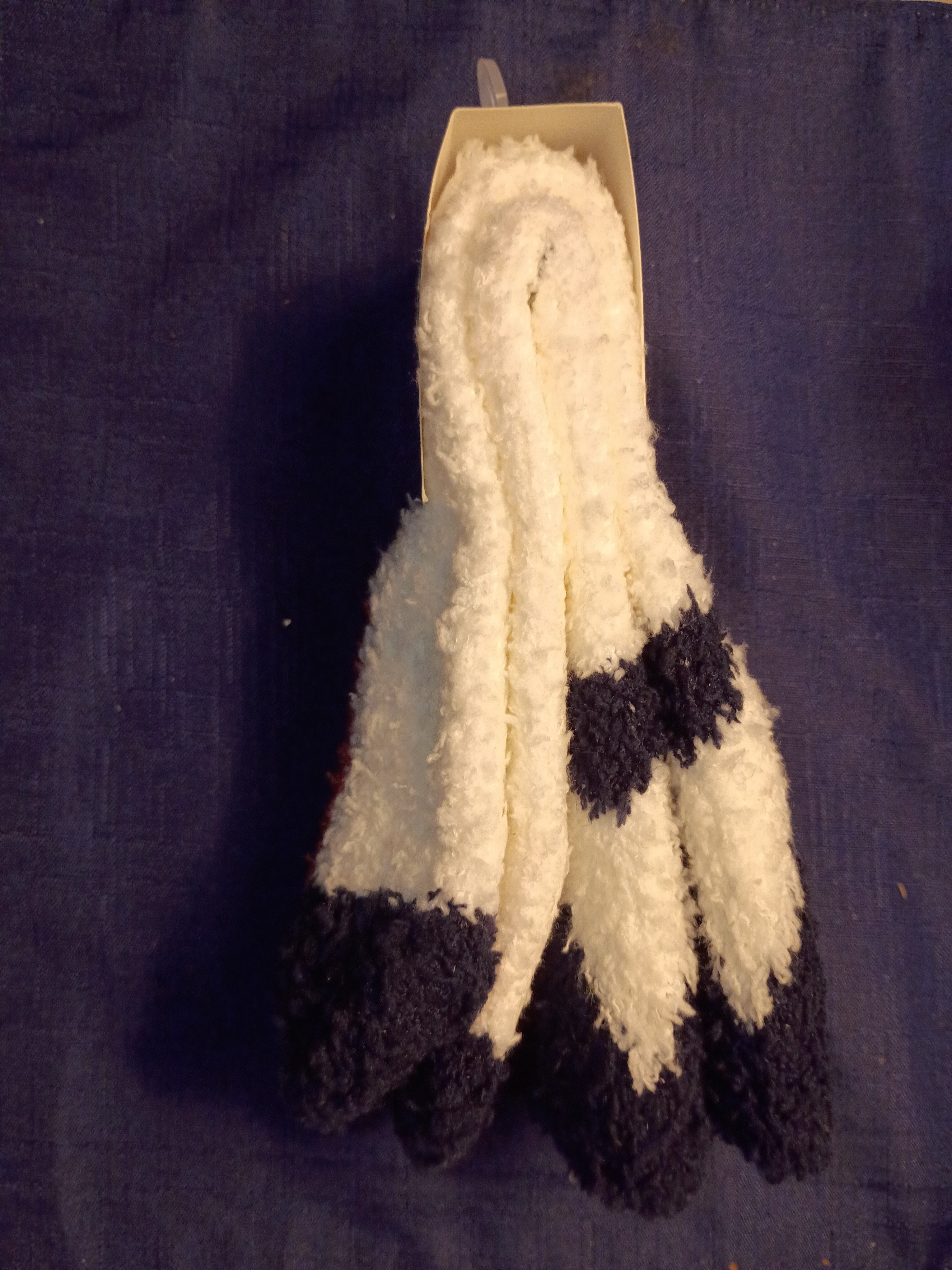 TEXAS!!! FLAG CHENILLE SOCKS WITH GRIPS