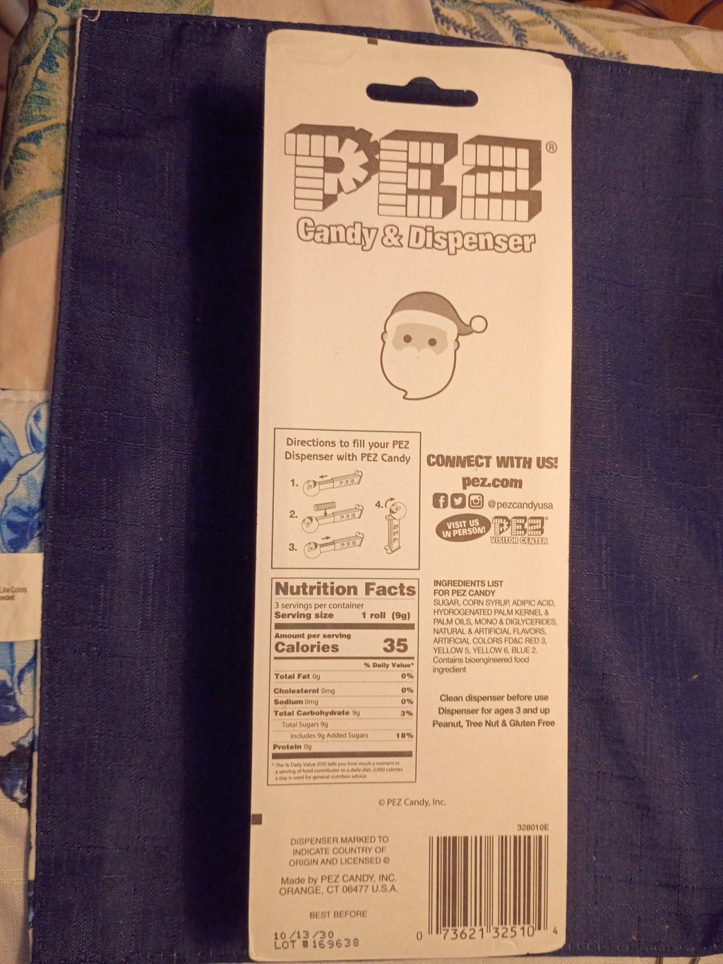 MARRY CHRISTMAS PEZ CANDY & DISPENSER