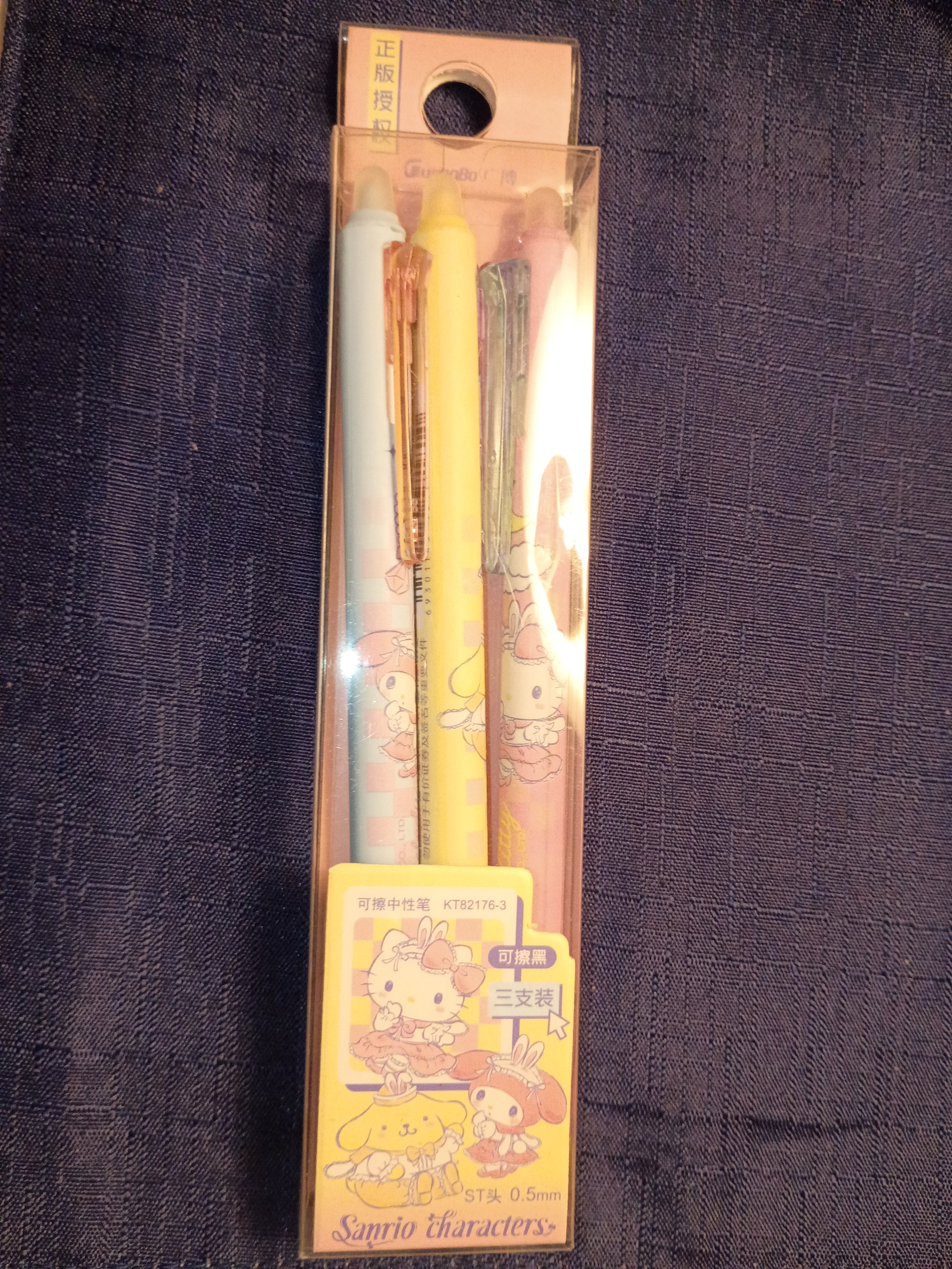 SANRIO CHARACTERS PEN SET OF 3