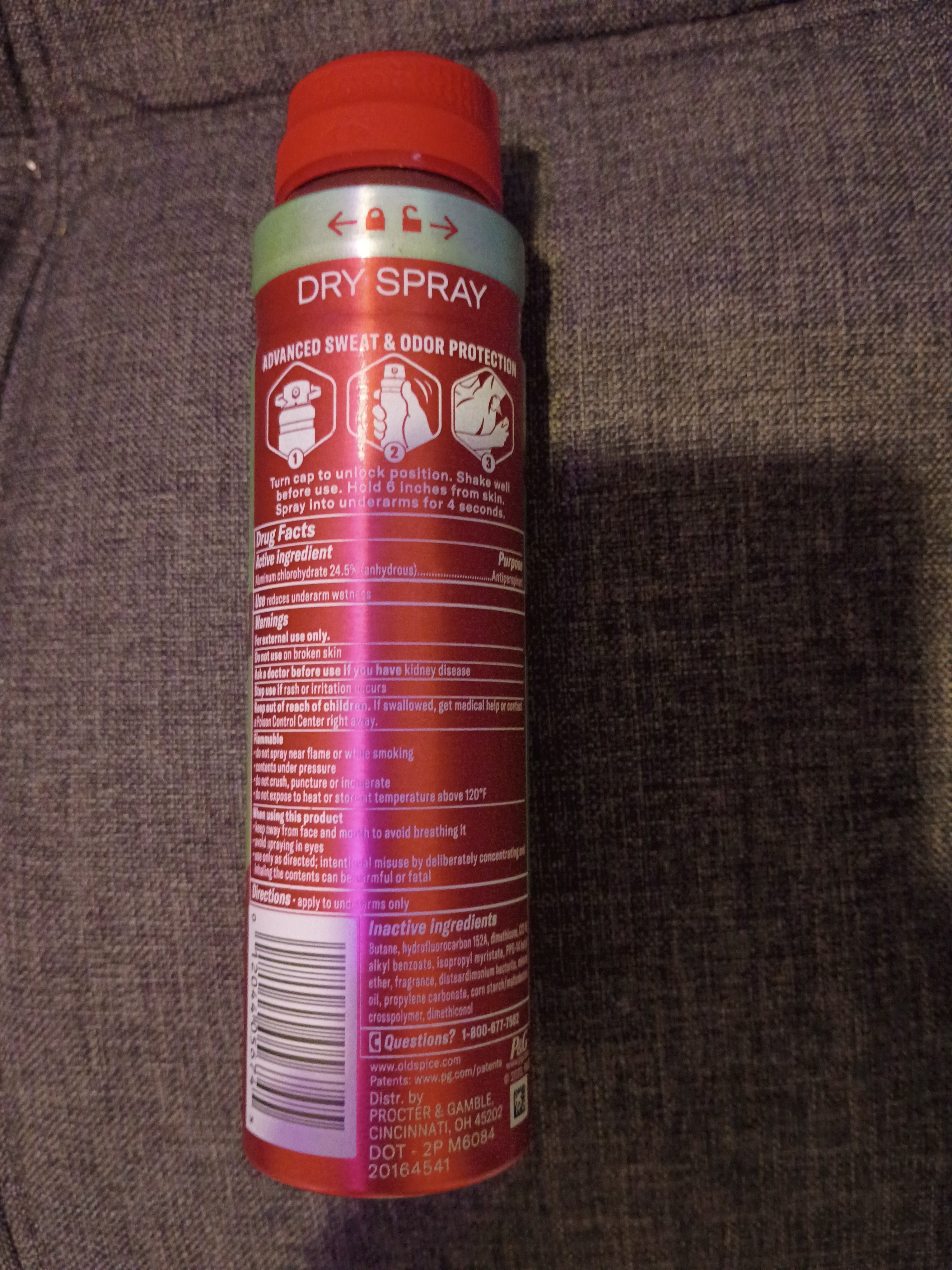 Old spice Oasis with vanilla notes antiperspirant extra large dry spray