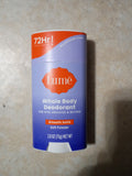 Lume Whole Body Smooth Solid Deodorant in the Soft Powder scent 72 hour.