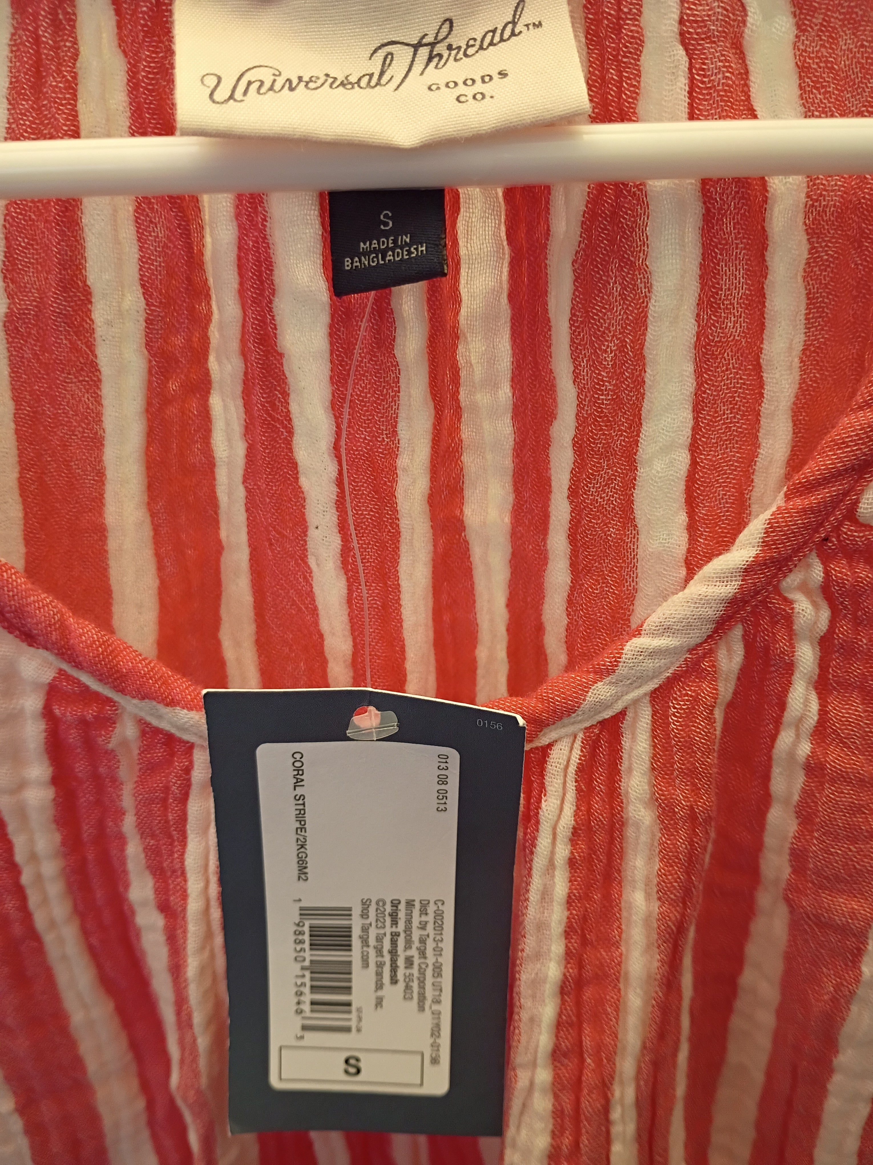✨ NWT Universal Thread Pink Striped Tiered Mini Dress - Size Small ✨