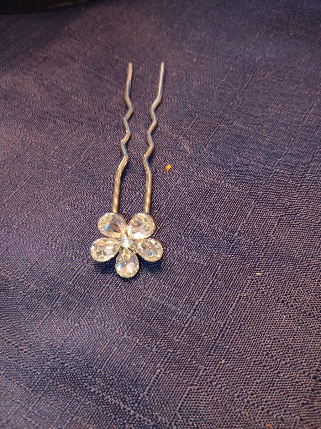 Aria Crystal Floral Bridal Hair Pins  – Premium Wedding Updo Accents