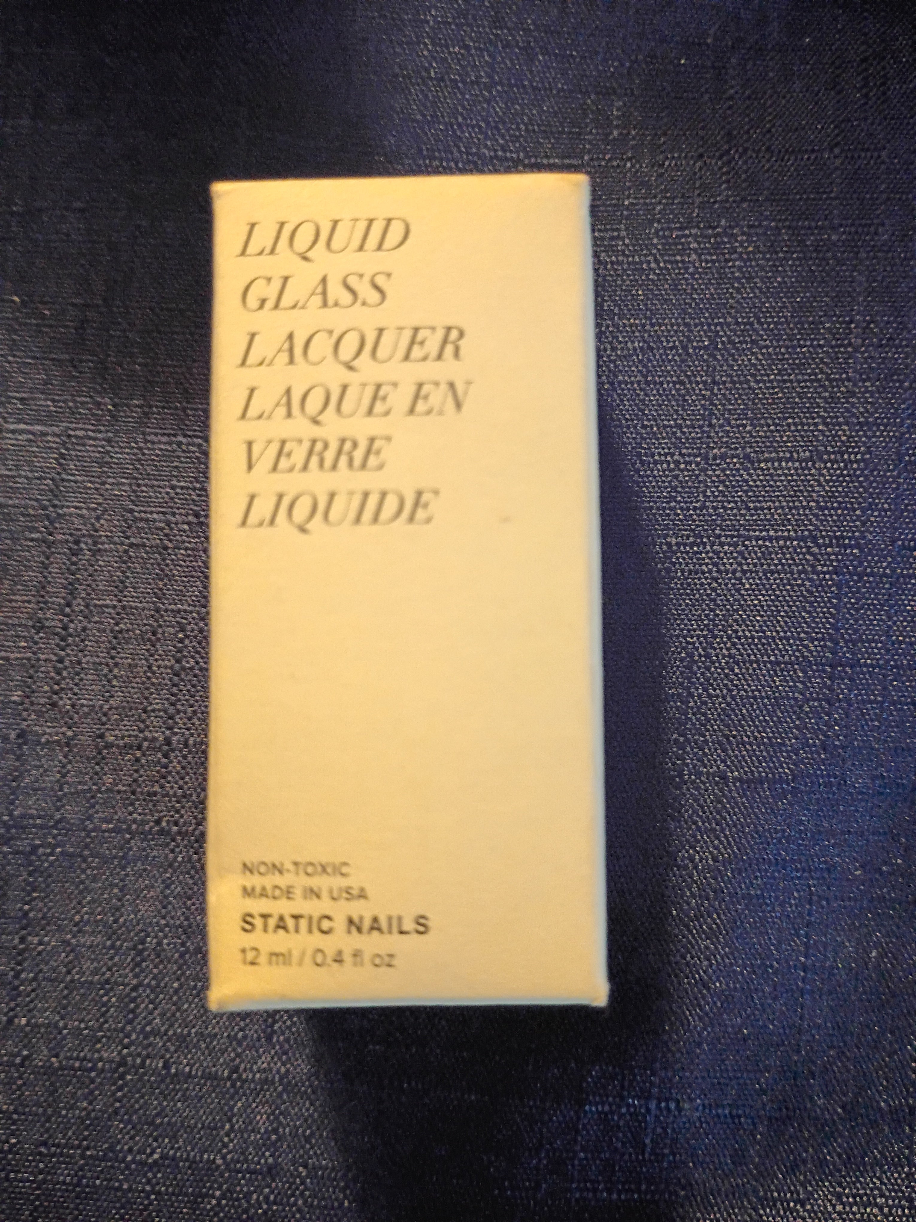 Mademoiselle liquid glass liqueur static nail polish