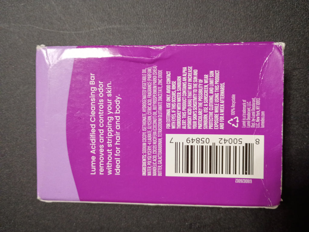 Lumē pacified cleaning bar lavender sage