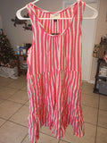 ✨ NWT Universal Thread Pink Striped Tiered Mini Dress - Size Small ✨