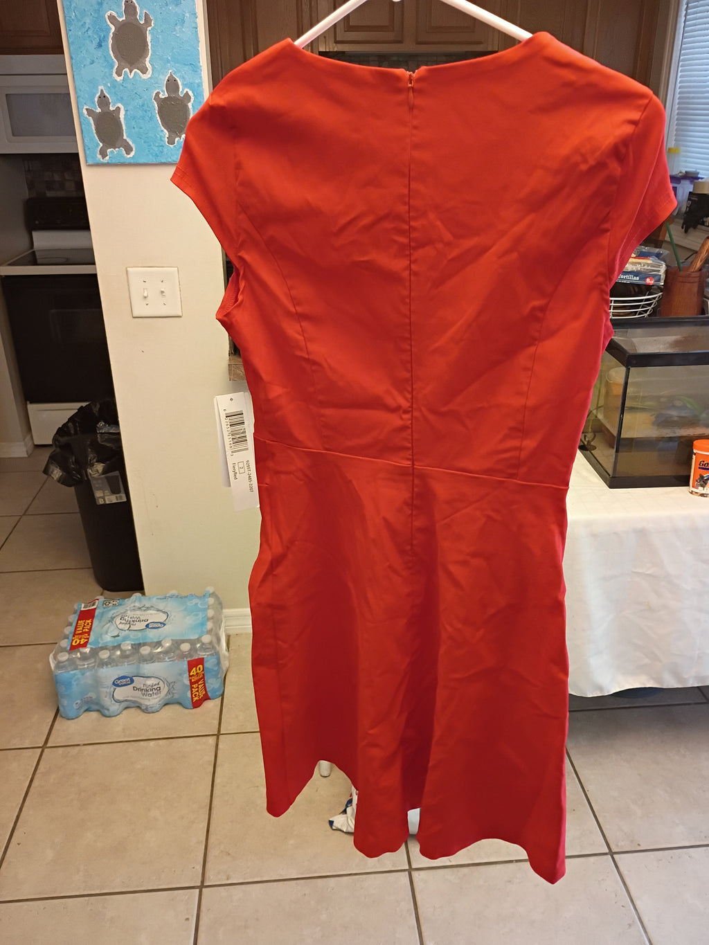 Red tribal raquel dress