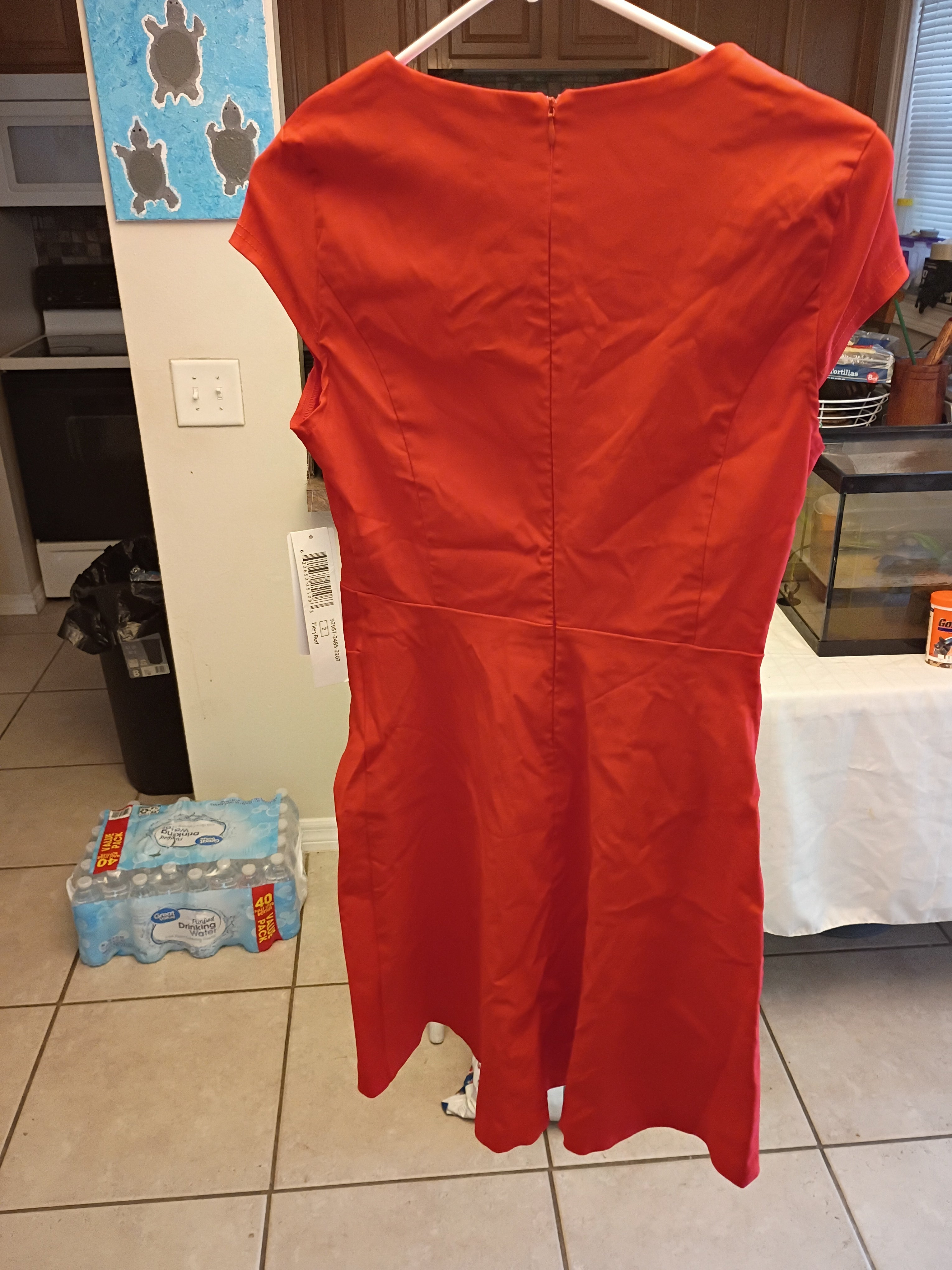 Red tribal raquel dress